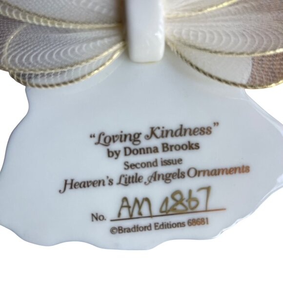 Heavens Little Angels Bradford Exchange Porcelain Ornaments Set Of 3 - Picture 8 of 16